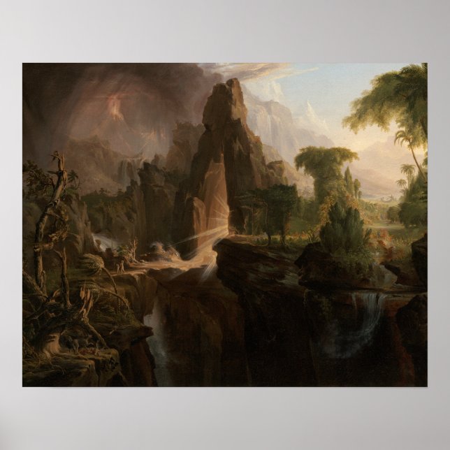 Thomas Cole - Expulsion from the Garden of Eden Poster (Front)