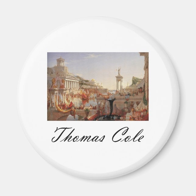Thomas Cole The Course of Empire Consummation Magnet (Front)