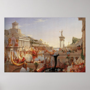 Thomas Cole The Course of Empire Consummation Poster
