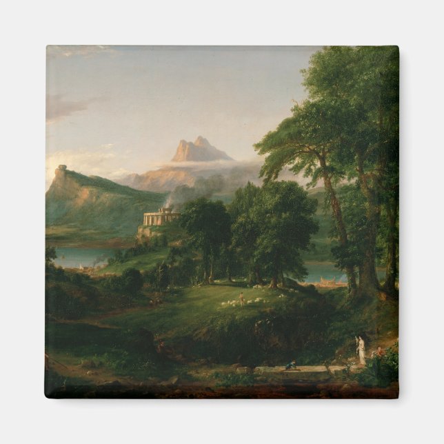 Thomas Cole The Course of Empire The Arcadia Magnet (Front)