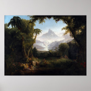 Thomas Cole The Garden of Eden Poster