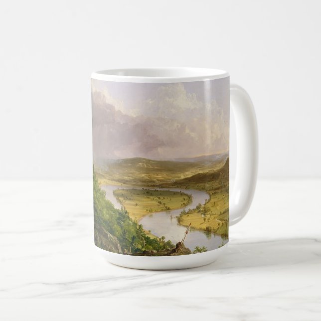 Thomas Cole The Oxbow The Connecticut River  Coffee Mug (Front Right)