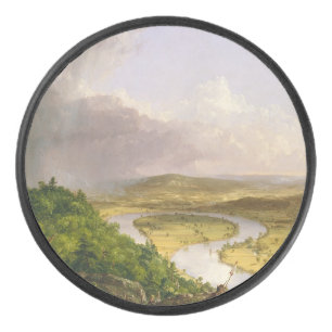Thomas Cole The Oxbow The Connecticut River  Hockey Puck