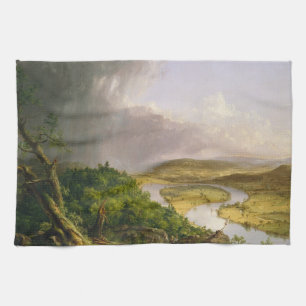 Thomas Cole The Oxbow The Connecticut River  Tea Towel