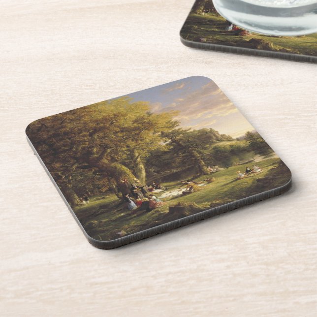 Thomas Cole The Pic-Nic Coaster (Left Side)