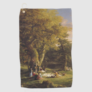 Thomas Cole The Pic-Nic Golf Towel