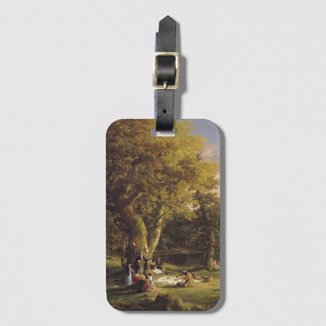Thomas Cole The Pic-Nic Luggage Tag (Front Vertical)