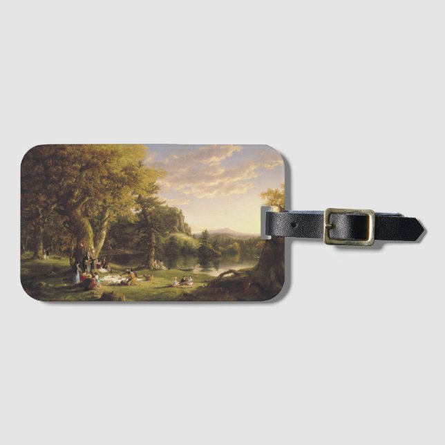 Thomas Cole The Pic-Nic Luggage Tag (Front Horizontal)