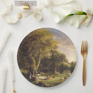 Thomas Cole The Pic-Nic Paper Plate
