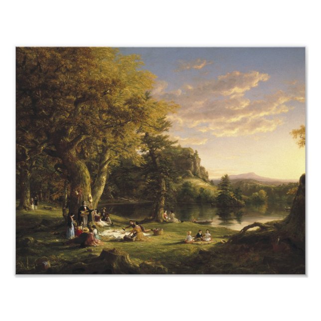 Thomas Cole - The Pic-Nic Photo Print (Front)