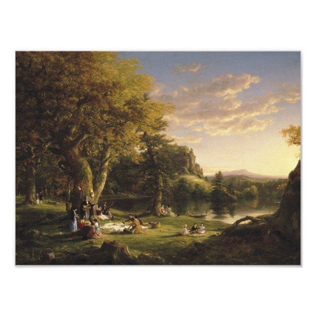 Thomas Cole - The Pic-Nic Photo Print (Front)