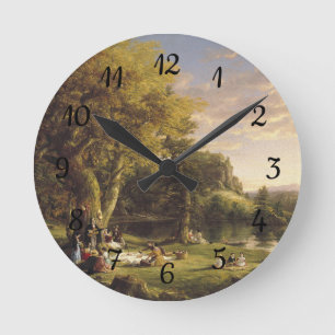 Thomas Cole The Pic-Nic Round Clock