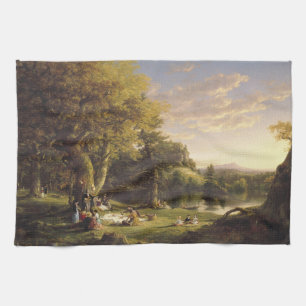Thomas Cole The Pic-Nic Tea Towel