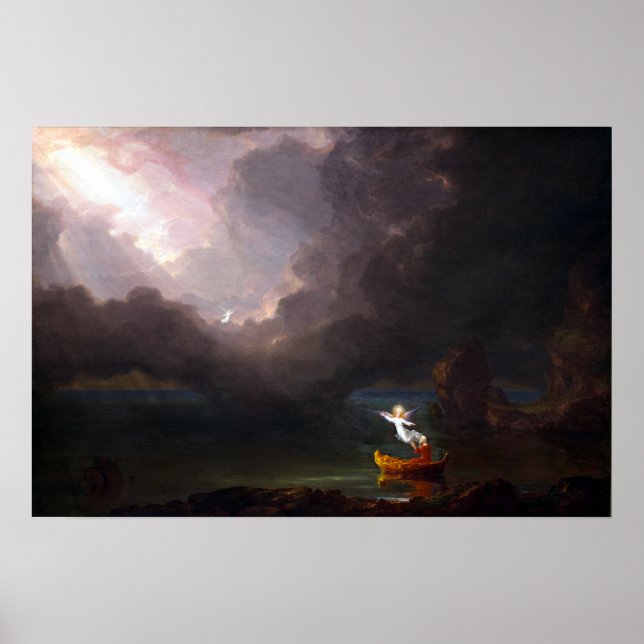 Thomas Cole The Voyage of Life Old Age Poster (Front)