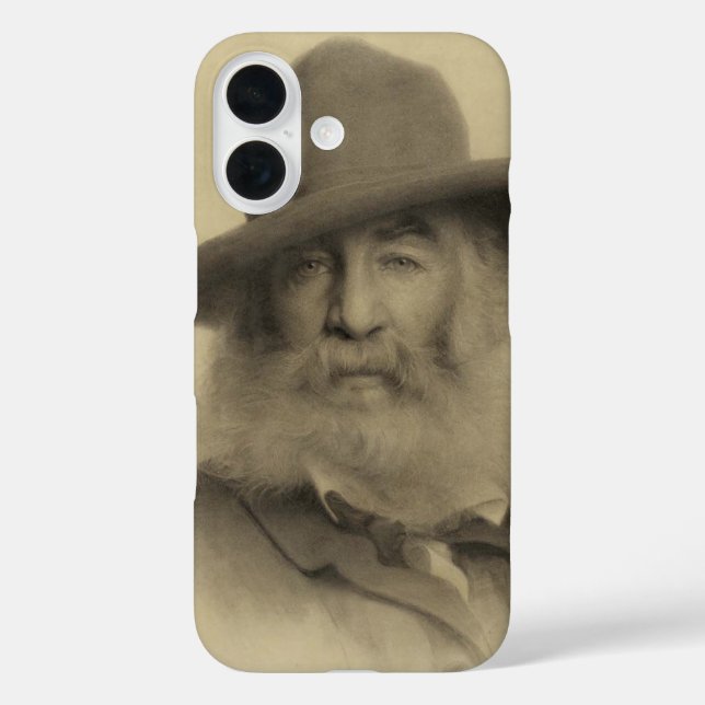 Thomas Dewing portrait of Walt Whitman Case-Mate iPhone Case (Back)