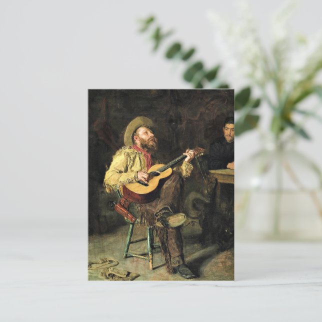 Thomas Eakins painting, Home Ranch, Postcard (Standing Front)