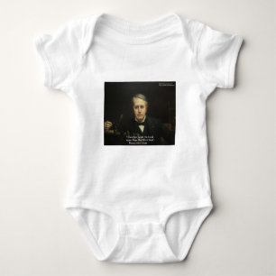 Thomas Edison "10,000 Ways" Wisdom Quote Gifts Baby Bodysuit