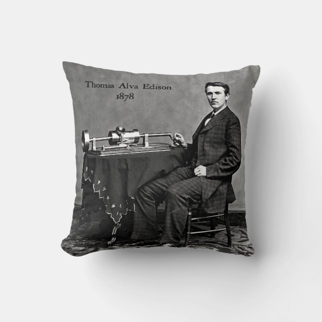 Thomas Edison Cushion (Front)
