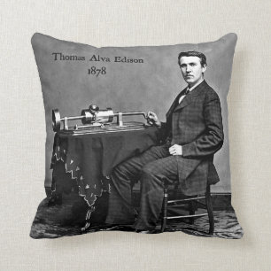 Thomas Edison Cushion