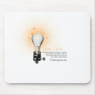 Thomas Edison Quote Mouse Pad