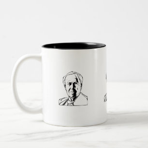 Thomas Edison - real genius Two-Tone Coffee Mug