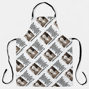 Thomas Edison Results Invention Pure Simple Quote Apron