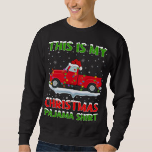 Thomas Family Ugly Christmas Sweater Red Truck Fun