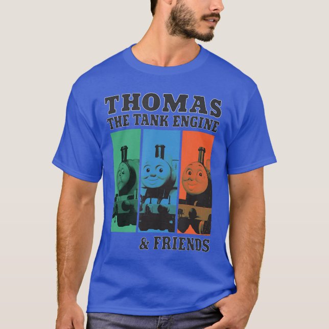 Thomas Friendshomasheank Engine Friends Grid famil T-Shirt (Front)