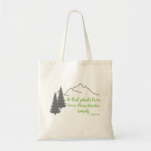 Thomas Fuller Plant Trees Quote, Graphic Tote Bag