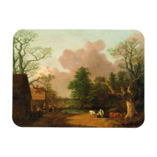 Thomas Gainsborough A Landscape with Figures, Fa Magnet