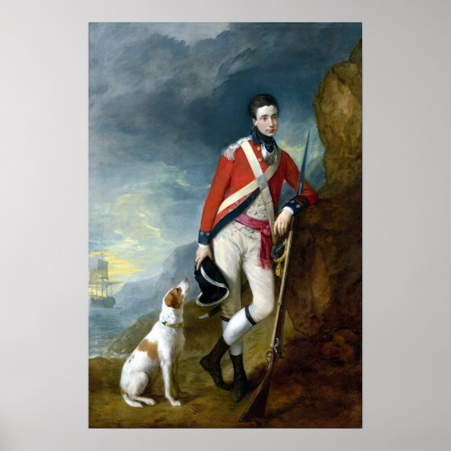 Thomas Gainsborough An Officer of the 4th Regiment Poster (Front)