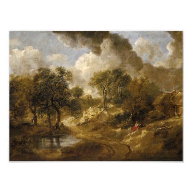 Thomas Gainsborough - Landscape in Suffolk Photo Print (Front)
