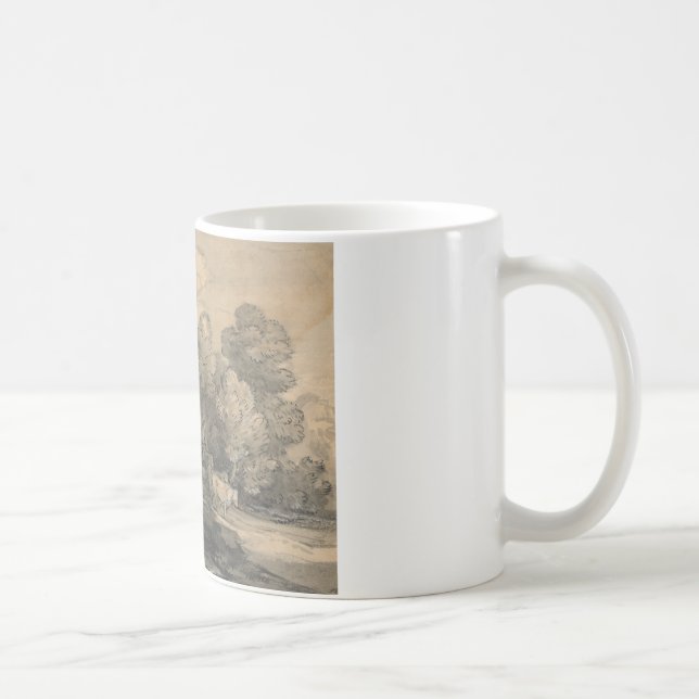 Thomas Gainsborough - Wooded Landscape Coffee Mug (Right)