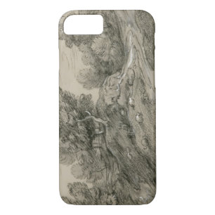 Thomas Gainsborough - Wooded Upland Landscape with Case-Mate iPhone Case