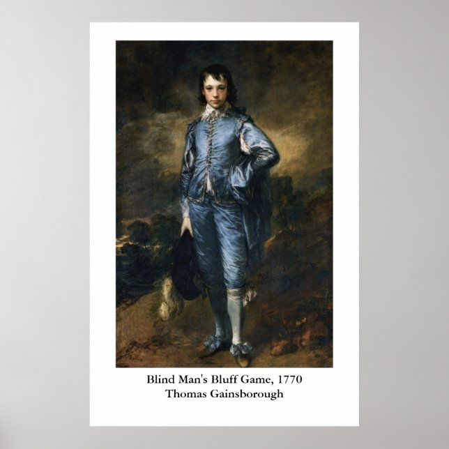 Thomas Gainsborough's The Blue Boy Poster (Front)