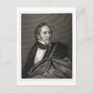 Thomas Hart Benton, engraved by William G. Armstro Postcard