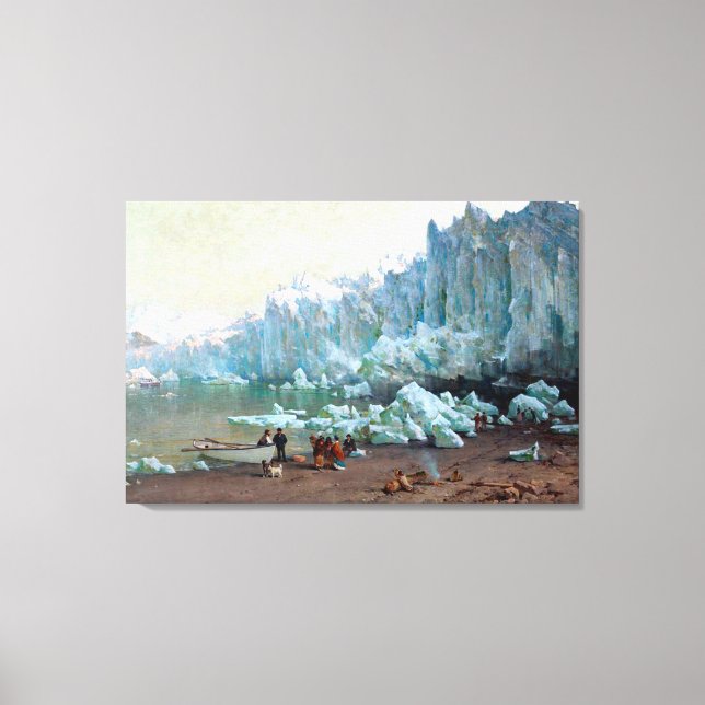 Thomas Hill's Muir Glacier, Alaska Canvas Print (Front)