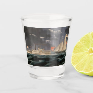 Thomas Hunt and the America 1852 Shot Glass