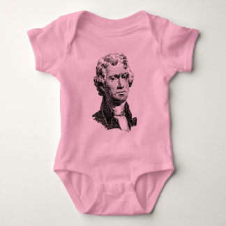 Thomas Jefferson Baby Bodysuit