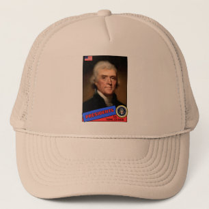 Thomas Jefferson Baseball Card Trucker Hat