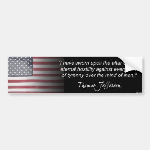 Thomas Jefferson Bumper Sticker