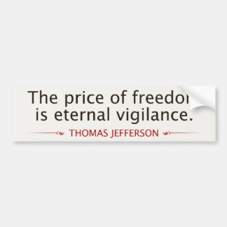 Thomas Jefferson Bumper Sticker