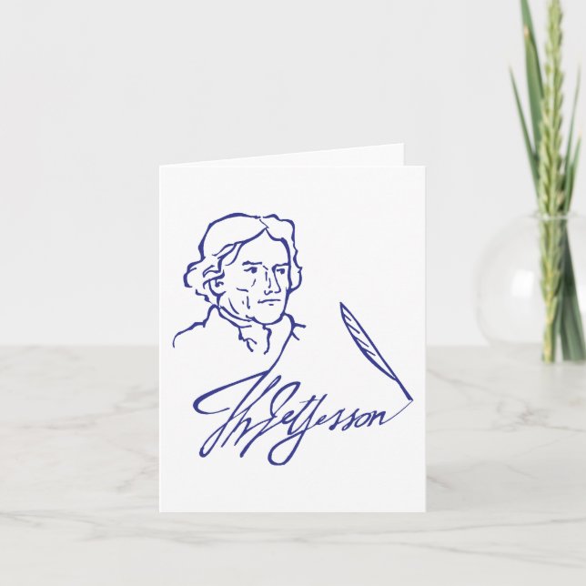 Thomas Jefferson Card (Front)