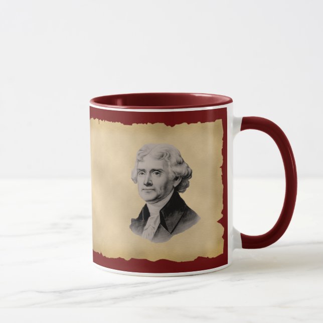 Thomas Jefferson Coffee Mug (Right)