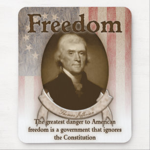 Thomas Jefferson – Freedom Mouse Pad