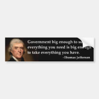 Thomas Jefferson Government Big Enough