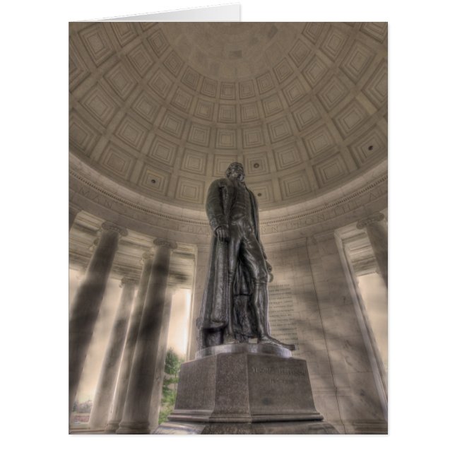 Thomas Jefferson Memorial Bronze Statue (Front)