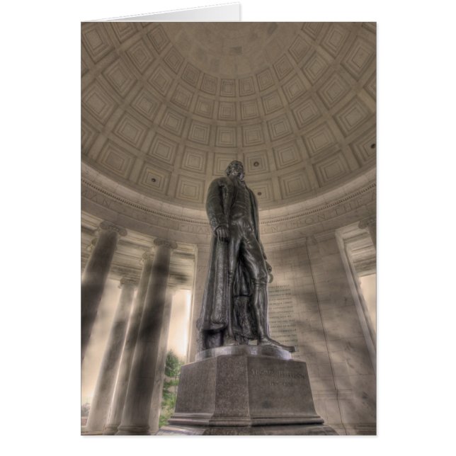 Thomas Jefferson Memorial Bronze Statue (Front)