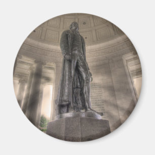 Thomas Jefferson Memorial Bronze Statue Magnet