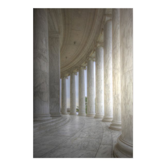 Thomas Jefferson Memorial Circular Colonnade Photo Print (Front)